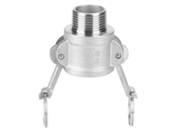 2026velora-adaptador De Bomba De Basura B Dn20 3/4" Acero Inoxidable Con Conector Camlock Hemmbra Y Rosca Macho