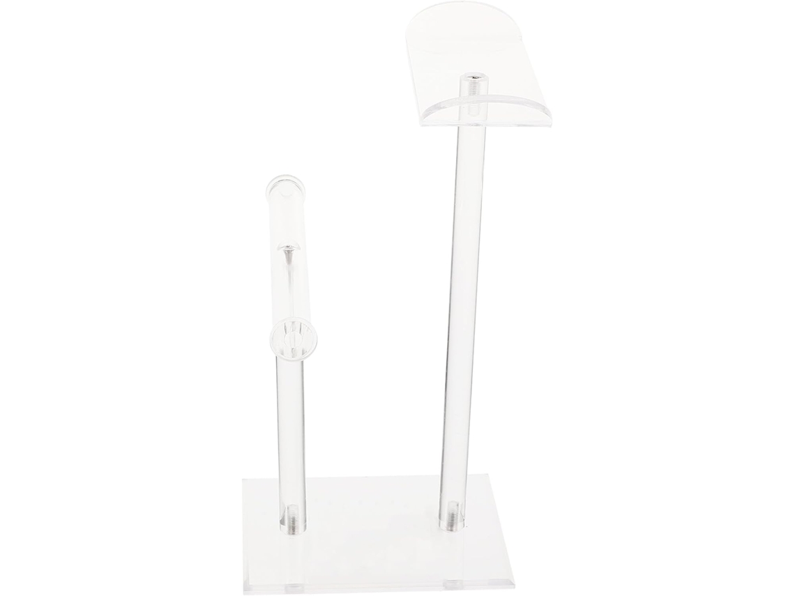 Soporte Expositor Acrílico 2 Niveles Diademas Ideal Organizar Accesorios Cabello Estable Hogar Tienda