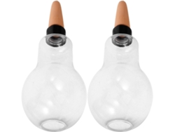Sistema De Riego Automático Con 2 Globos Para Plantas De Exterior.