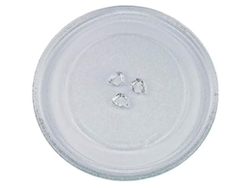 Placa De Vidrio Giratoria Universal Para Microondas 245mm Con 3 Fijadores