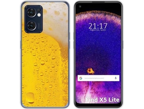 Carcasa Oppo Find X5 Lite 5G TUMUNDOSMARTPHONE Dibujos Cerveza Multicolor