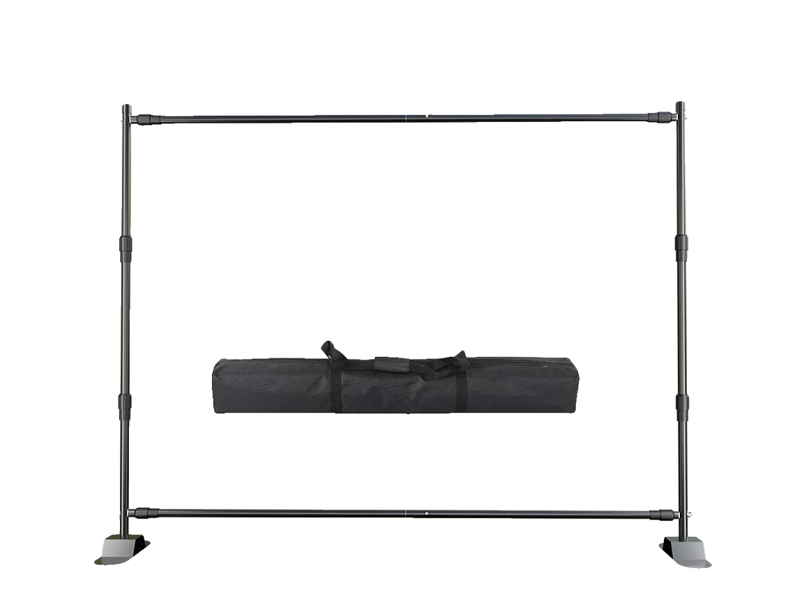 Sistema de soporte de fondo, ancho y altura ajustables, bolsa de transporte Oxford duradera, Kr 2,4 x 3 m OEM