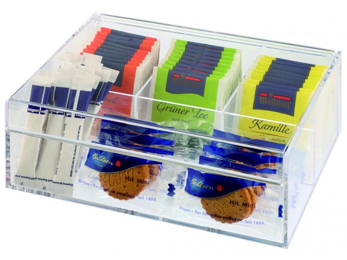 Caja de Té / Multibox APS Hecha de Plástico Transparente