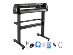 VEVOR-cortador de vinilo de 34 pulgadas/Plotter, máquina cortadora de carteles, Software, pantalla LCD de 3 cuchillas