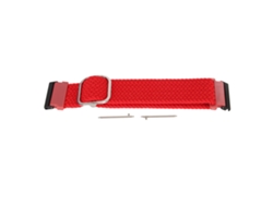 Correa Ajustable De Nailon Para Suunto Spartan Suunto7 D5i Sport, Transpirable, Roja.