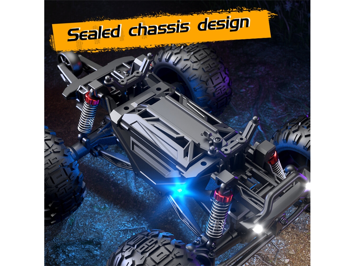 Azuljjrc C8830 Rtr 1/18 2.4g 4wd Off-road Escalador Proporcional Led Doble Motor Alta Velocidad Juguete