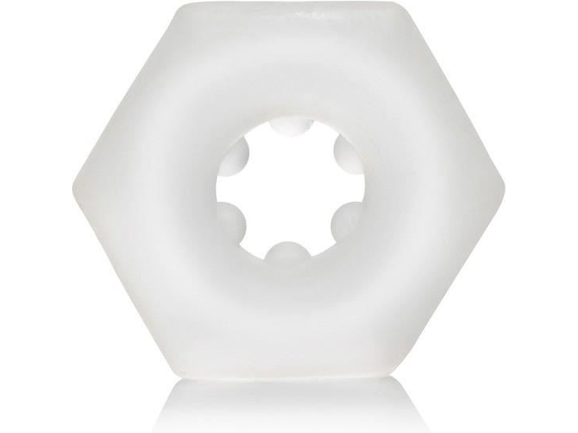 Anillo para el Pene Sexagone Transparente CALEXOTICS Ehancer