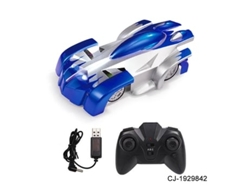 Coche de escalada de pared con control remoto, modo dual, rotación de 360°, coches acrobáticos RC con faros Panoona