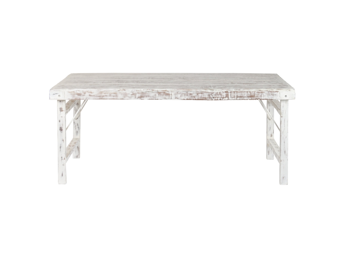 Mesa Comedor Plegable Madera Reciclada P 180x90x76cm