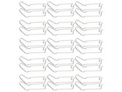 30 Clips De Resorte De Acero Inoxidable Para Soporte De Plantas, Jardín, Invernadero, 16 Mm De Diámetro.