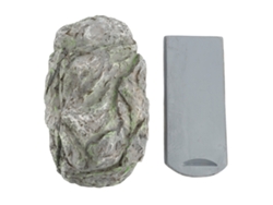 Llave de piedra artificial, resistente a la intemperie, almacenamiento seguro, resina decorativa, Hide A Key, llavero para jardín exterior, C
