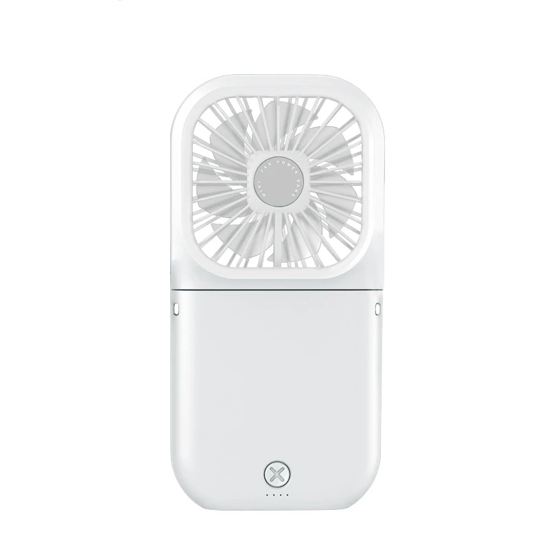 Ventilador de cuello digital MDUG, batería USB, carga rápida.