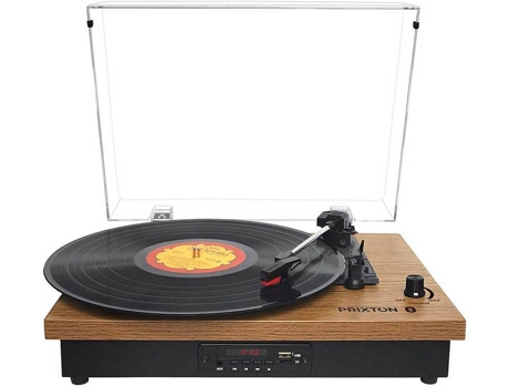 Tocadiscos PRIXTON Studio (Manual - Velocidad: 33 1/3 - 45 - 78)