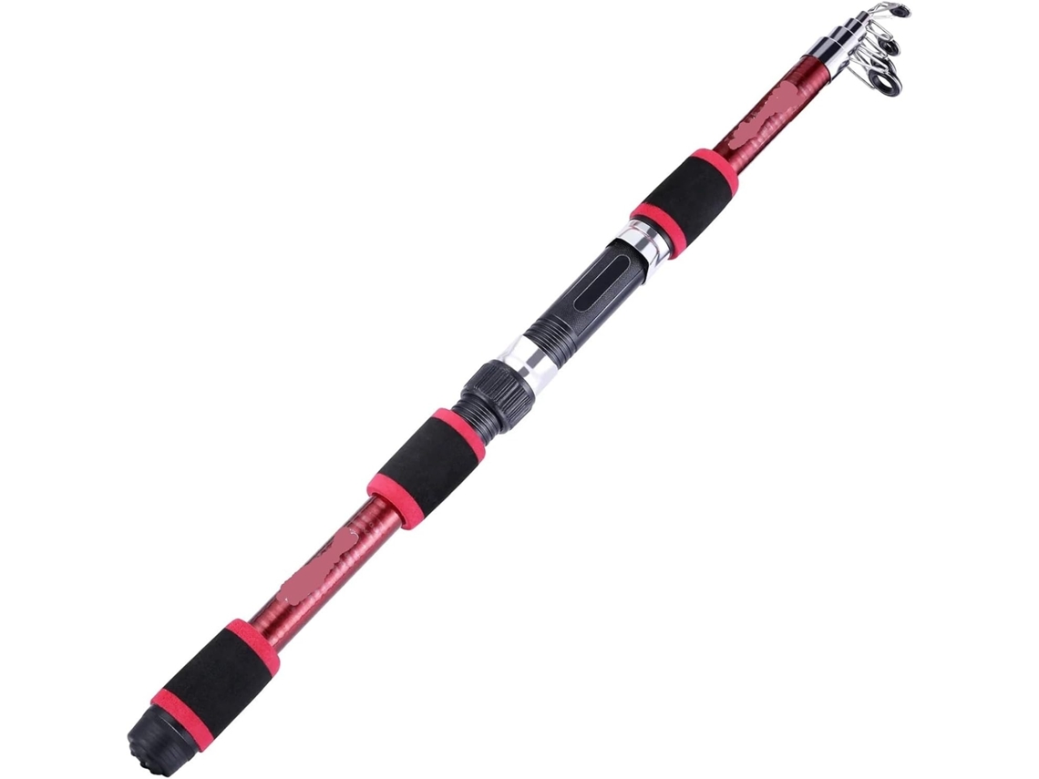 Caña De Pescar Giratoria Carbono Para Trucha Y Carpa, Equipo Telescópico Señuelos., Resistente, Ligero