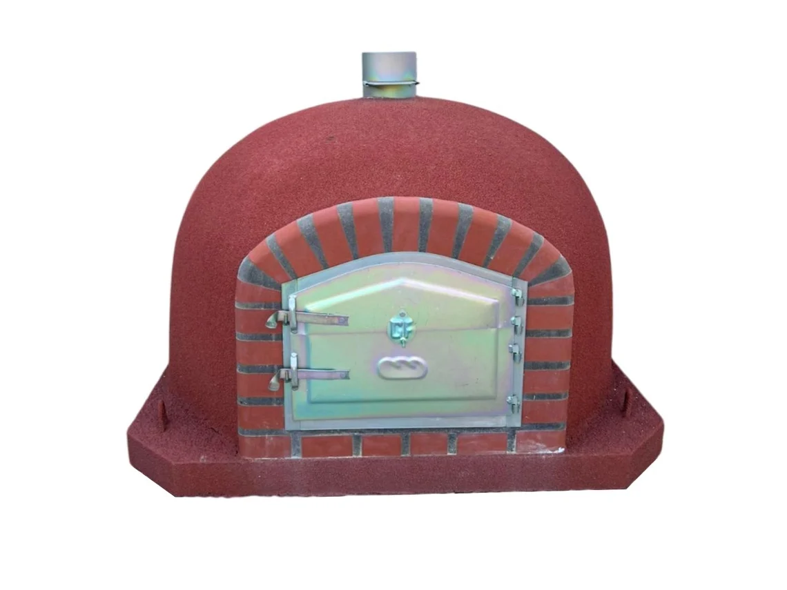 Horno de 120cm con Yugo, Tubo y Aislamiento Rojo Articimentos