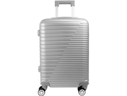 Maleta de Cabina COSHANO 360º Giratorias Gris (55x22x35cm)