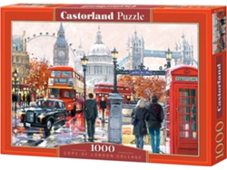 Puzzle CASTORLAND London Collage (1000 Piezas)