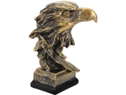 Estatua De Resina De Águila Real De 16,5 Cm – Escultura De Animal Nórdico Para Oficina Y Sala De Estar.