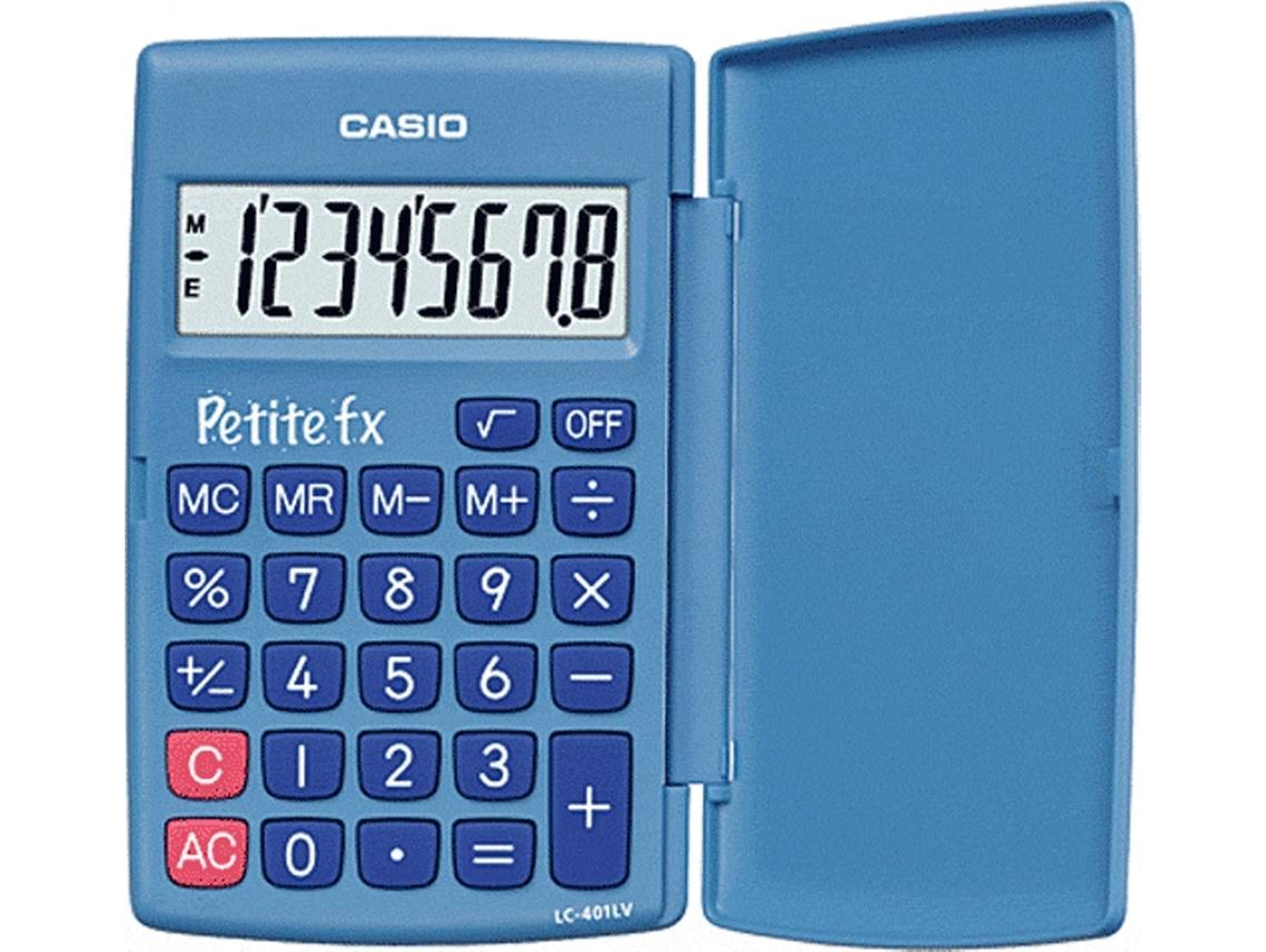Calculadora de bolsillo CASIO LC-401LVBU