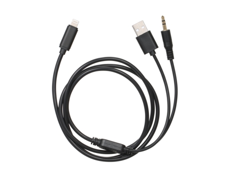 Cable multimedia de repuesto, adaptador de cable de audio para BMW Mini iPod iPhone 5 6 7 8 X SE Interface negro