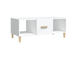 Mesa de centro 102x50x40 cm Madera procesada Blanca MAISON EXCLUSIVE