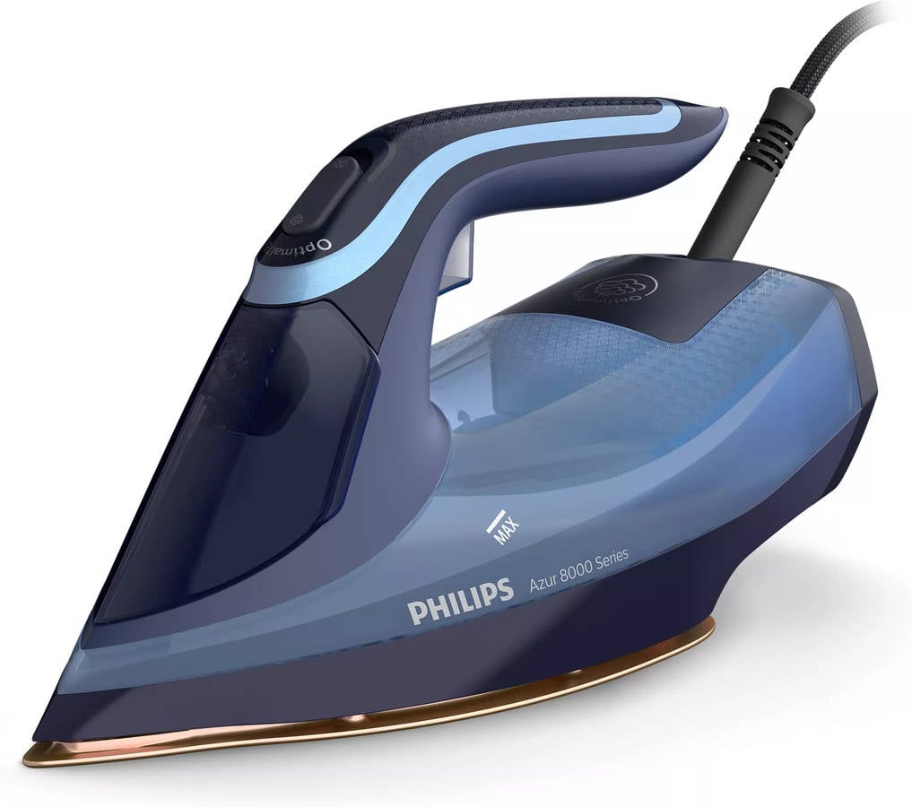 Plancha de Vapor PHILIPS DST8020/20 (Chorro a Vapor 240 g/min - Base SteamGlide Elite)