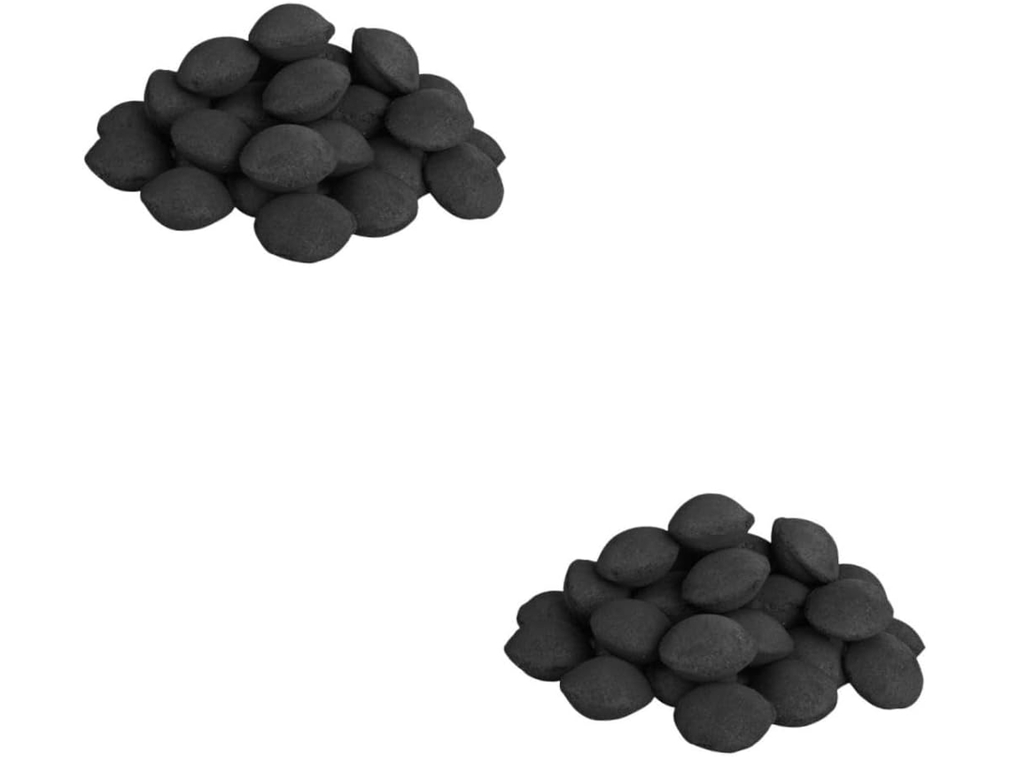2 Paquets Charbon De Bois Para Barbacoa Briquette Fumeur Accessoires Grillade Entrée Bouilloire ...