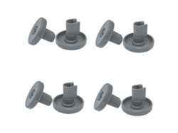 8 ruedas para cesta de lavavajillas, compatibles con lavadoras AEG, Favorit, Privileg y Zanussi.