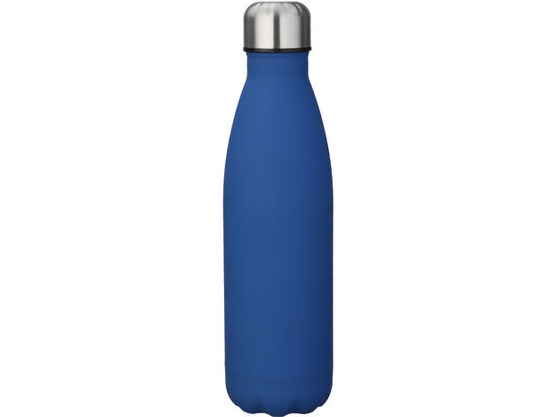 Botella térmica de acero inoxidable de 500 ml, libre de BPA, mantiene el frío 24 h y el calor 12 h, reutilizable para deportes y escuela, azul