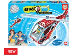Juego Educativo EDUCA Studio 3D Helicóptero (Edad Mínima: 5 Años - 40,8 x 28,8 x 5,4 cm)
