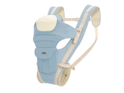 Portabebés Multifuncional Cómodo Y Transpirable Apto Para Bebés De 0 A 24 Meses Color Azul Czhhmart