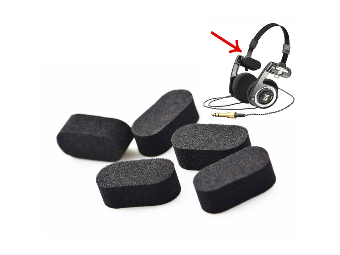 Par de almohadillas de espuma para auriculares Koss Porta Pro PP 12.11 con cinta adhesiva de doble cara.