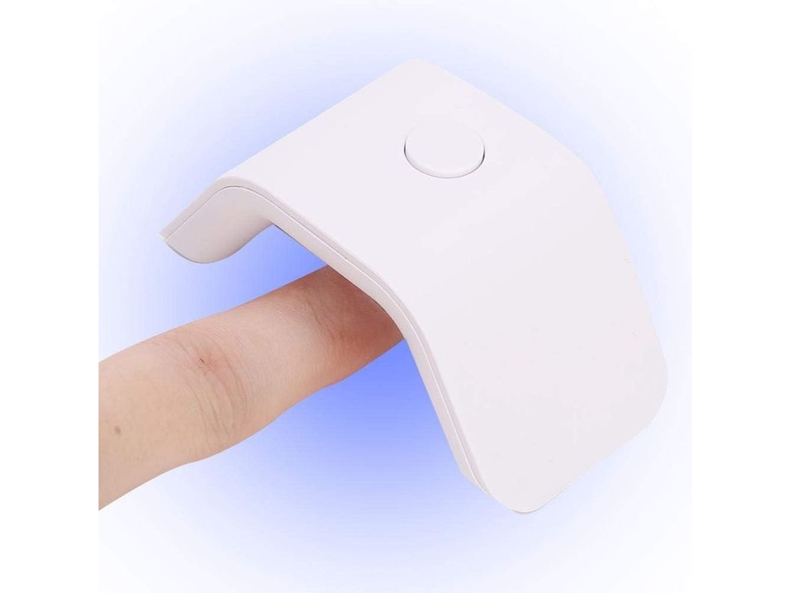 Mini Lámpara De Uñas Led Uv, Secador De Uñas Portátil De 2 W Para Esmalte En Gel Con Interruptor Temporizador De 45s/60s.