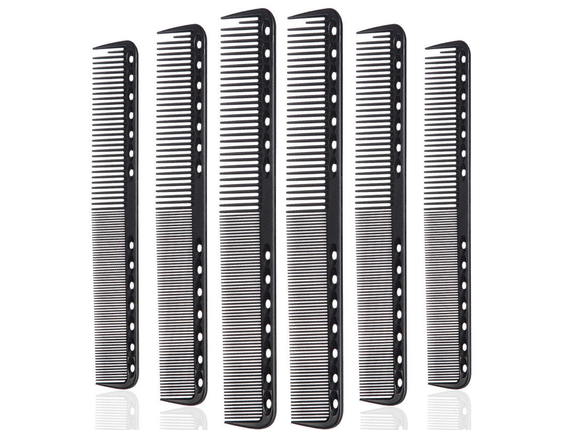 Peines de carbono para el cabello, peine de punta fina de salón, resistentes al calor, con puntas Tony Cover