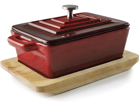 Cazuela LACOR Tarta Rectangular (16,5x10,5x9 cm - 1 Und)