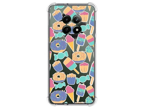 Funda Diseño Dulces para Realme 12 5G 12X 5G TUMUNDOSMARTPHONE Silicona Multicolor