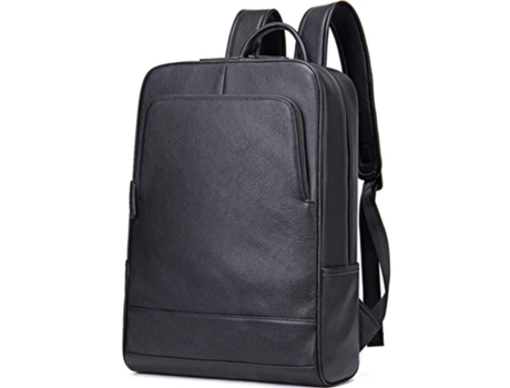 Mochila de cuero genuino Bolsa para computadora portátil vintage Mochila informal resistente al agua para hombres-8110 Transpirable