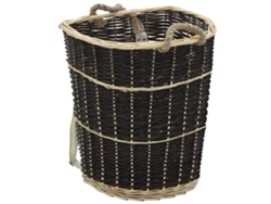 Cesta de madera con asas vidaxl 57x51x69 cm mimbre natural