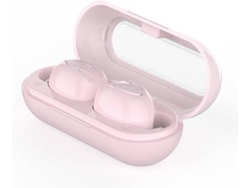 Auriculares Bluetooth True Wireless WJS TW10 (In Ear - Micrófono - Rosa)