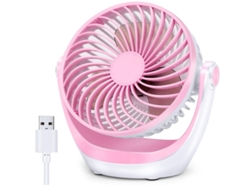 Ventilador Portátil YIZHOOD Fans445 Rosa