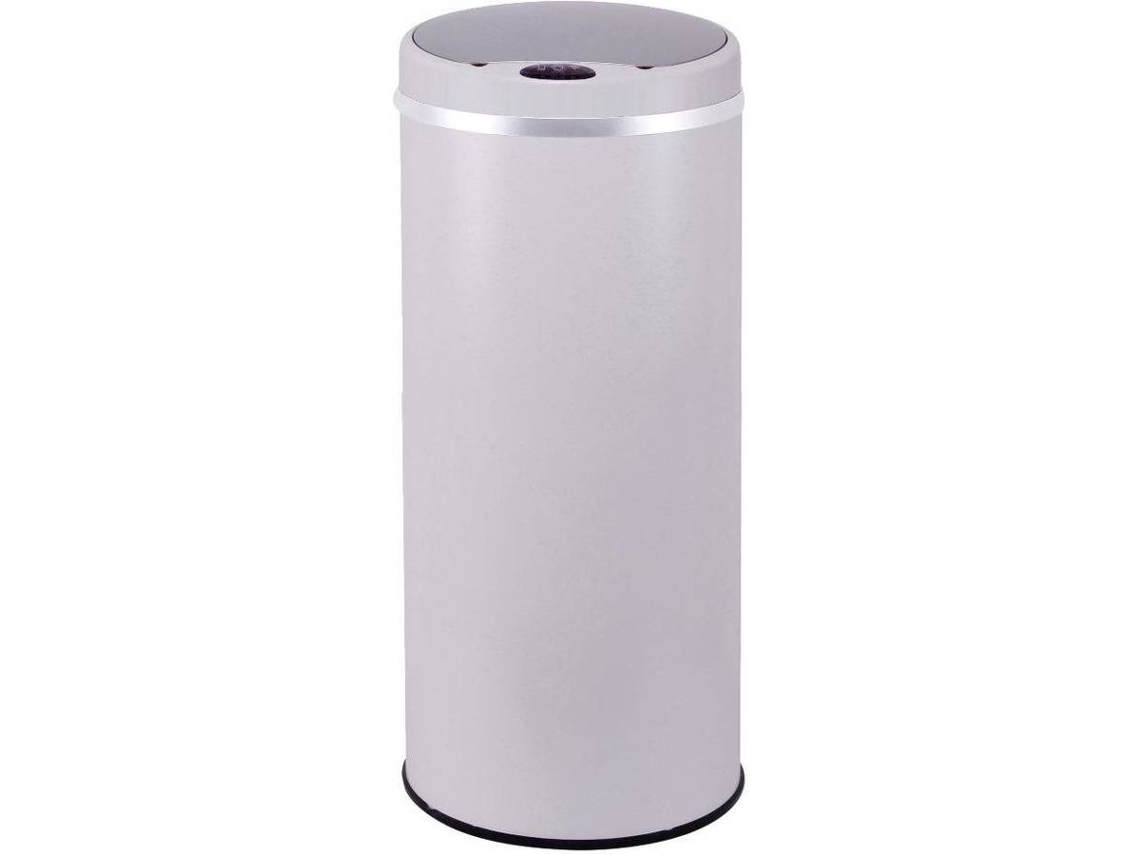 Cubo de Basura KITCHEN MOVE (Blanco Mate - Acero Inoxidable - 42 L)