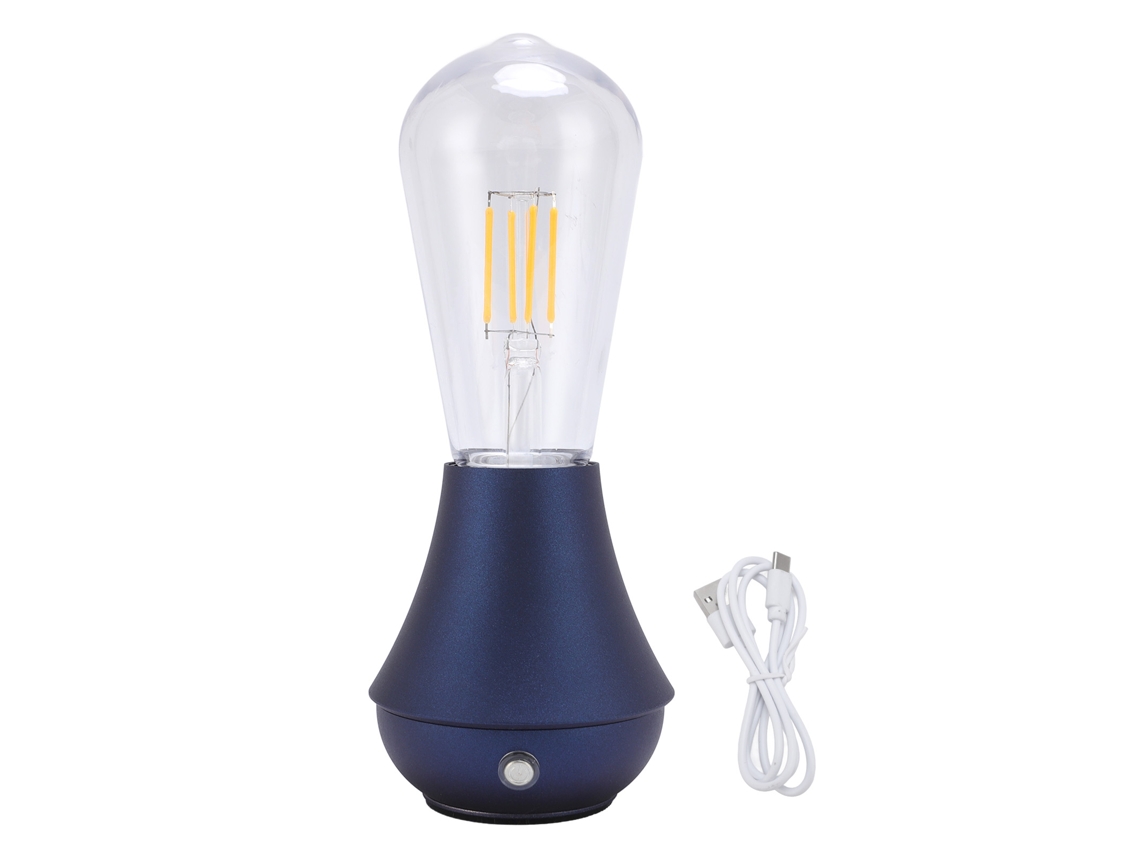 Rebe-lámpara De Mesa Inalámbrica Recargable 2700k Regulable Por Toque Led Luz Nocturna Para Dormitorio Hogar