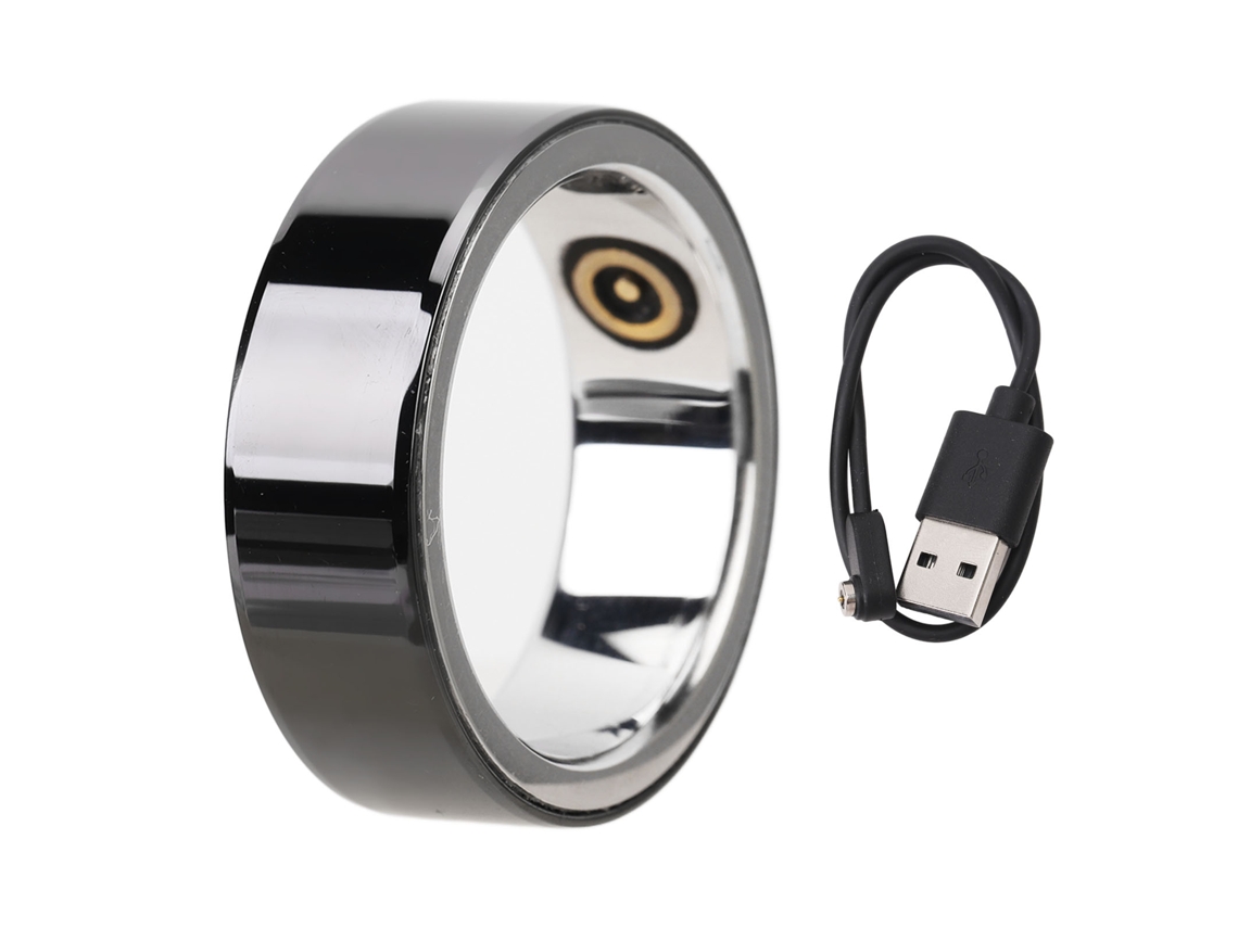 Anillo Bluetooth Inteligente Con Monitorización Del Sueño Y La Temperatura Corporal, Resistente Al Agua Ipx8, Recargable, 18 Tamaños.