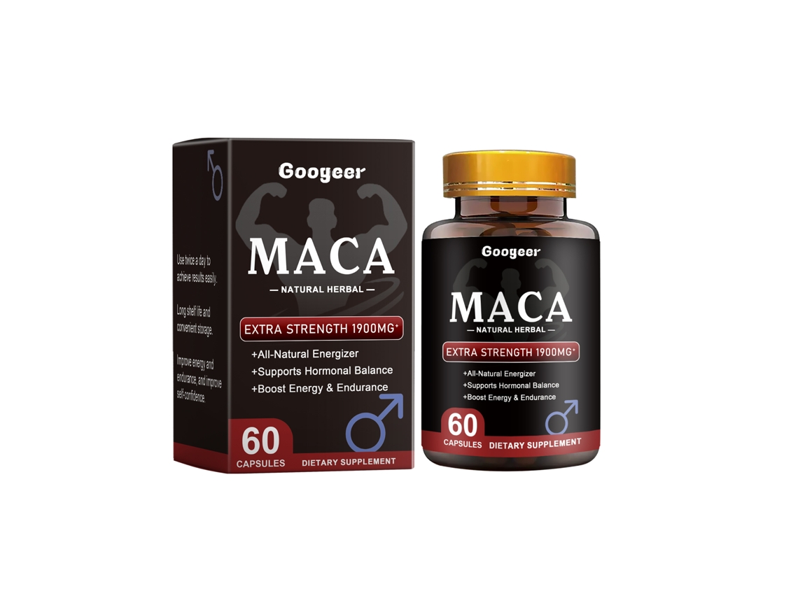 Cápsulas de maca para la salud y la energía natural
