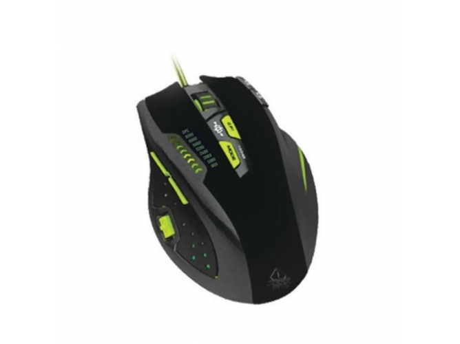 Ratón KEEPOUT X9pro (Láser - 8200 dpi - Negro)