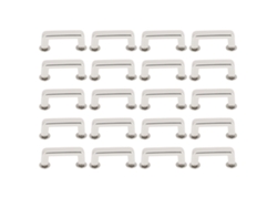 20 Juegos De Remaches Planos De Arco De 20x7x7 Mm Con Tornillos De Cruz Para Trabajos En Cuero.