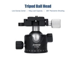 Cabeza De Trípode Andoer: Panoramic, Ballhead, Adaptador Y Fluido Para Cámara