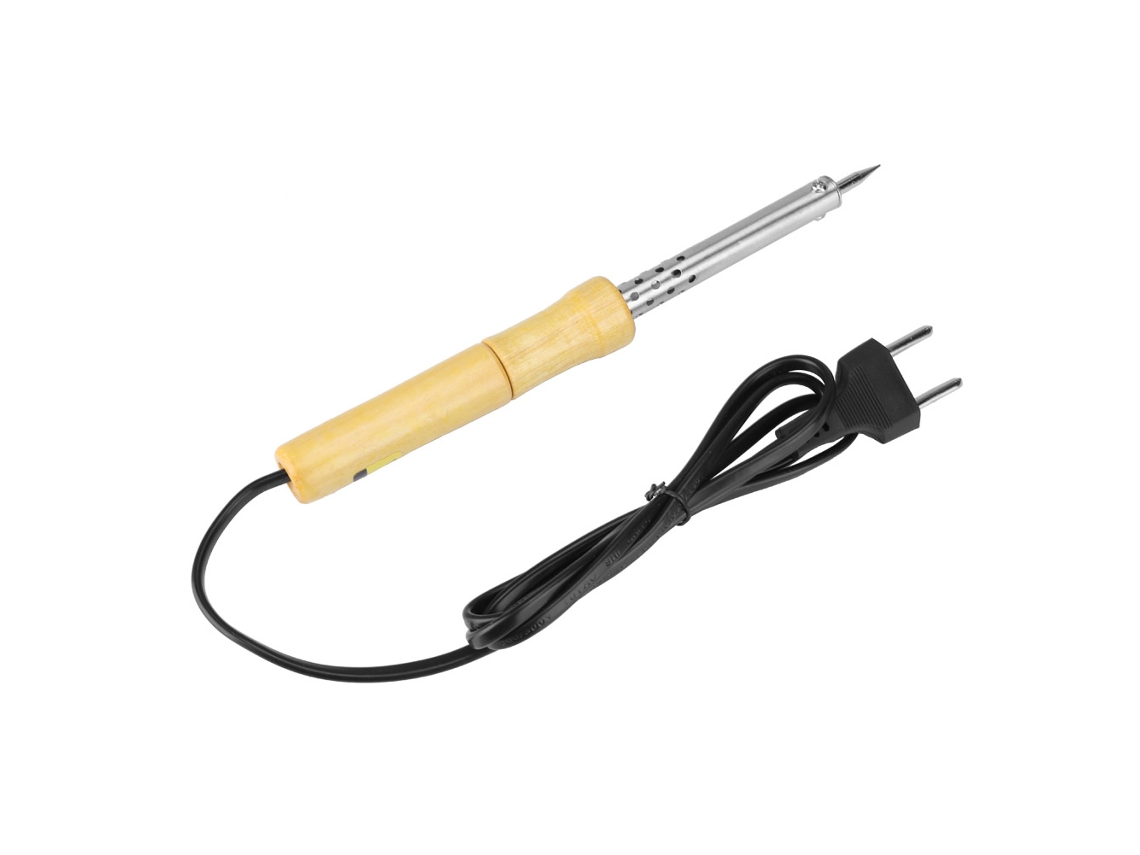 Soldador Eléctrico Con Mango De Madera Tu-801b-40w Para Soldadura Sin Plomo.