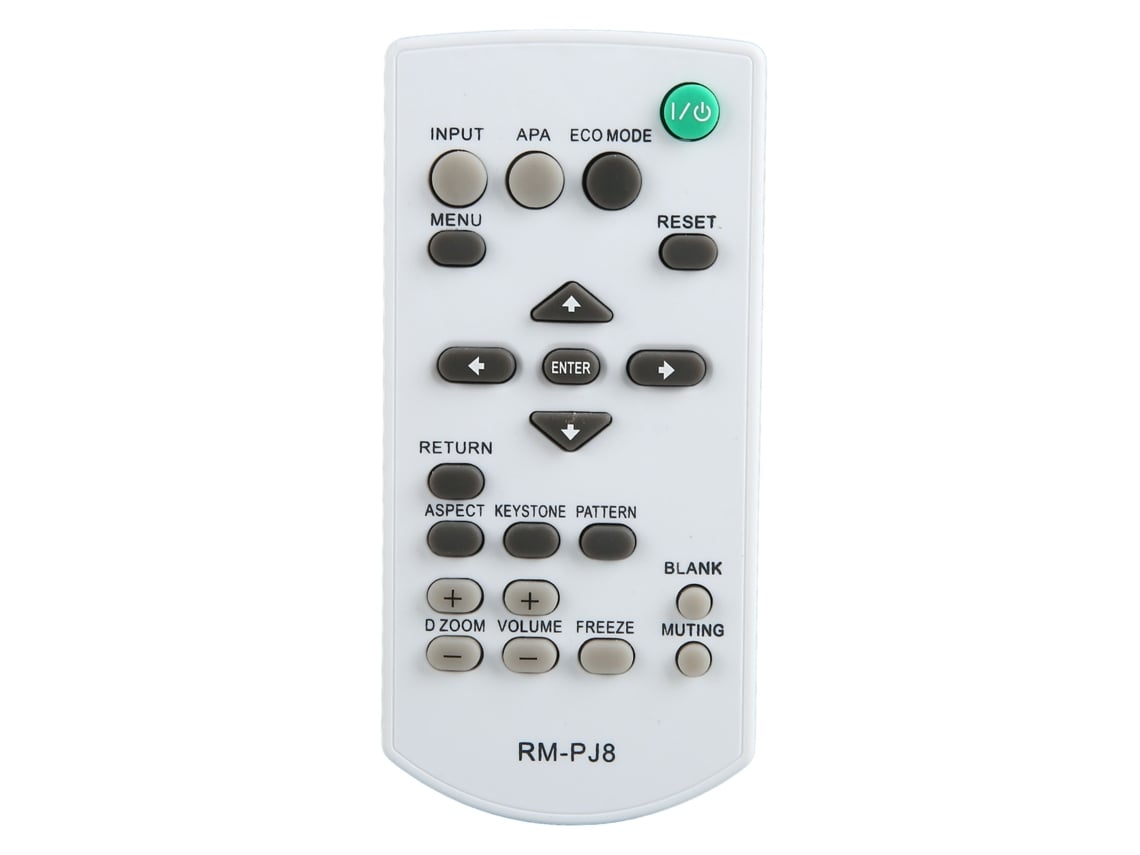 Control remoto de repuesto RM PJ8 para proyectores VPL DX126, CX275, CH370, EX226, EX430, PXZ10 y DX102