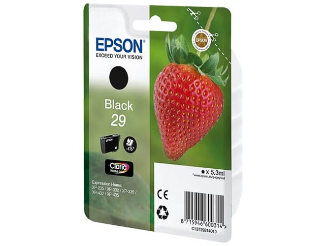 Cartucho de tinta EPSON 29 K